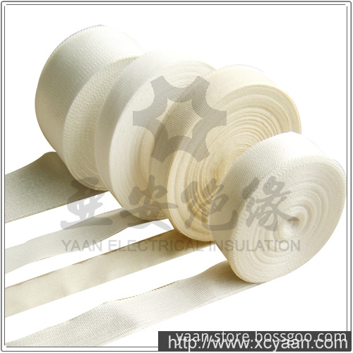 Woven tapes for electrical purposes